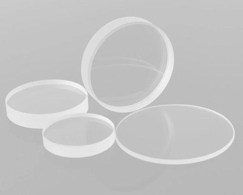 la lentille protectrice épaisse D30 de laser de 9.8mm a fondu la lentille de laser de fibre de silice