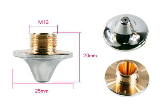 Pièces de rechange de découpeuse de laser d'AMADA Laser Nozzle Height 20mm