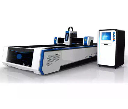 machine 6020A3 de coupeur de laser de fibre de 6000mm*2000mm avec la plate-forme d'échange