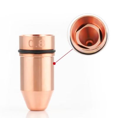 La double couche Precitec équipent la balle d'un gicleur de bec de laser de fibre de la taille 22mm