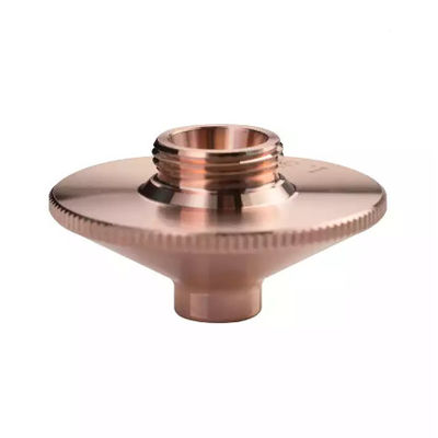 Matériel de cuivre rouge de T2 de bec de découpeuse de laser de D28mm H15 WSX