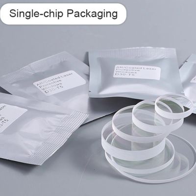 Lentille protectrice de silice fondue de lentille de laser du diamètre 25.4mm pour la tête de coupe de laser