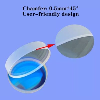 diamètre protecteur 55mm de Thk 9mm de fenêtre de lentille de laser de la fibre 1064nm