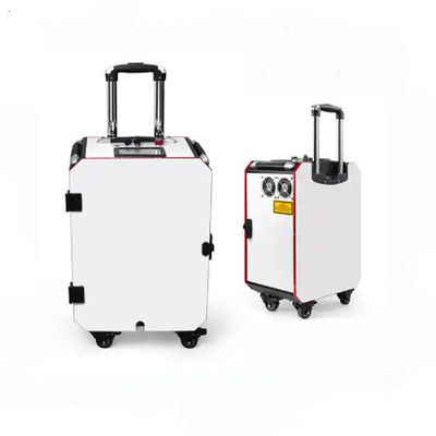 Le type de caisse de chariot machine de nettoyage de laser pour l'huile de dérouillage en métal graissent propre