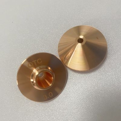 Les pièces de tête de coupeur de laser cuivrent pour équiper le rendement élevé et l'exactitude d'un gicleur