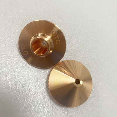 Les pièces de tête de coupeur de laser cuivrent pour équiper le rendement élevé et l'exactitude d'un gicleur